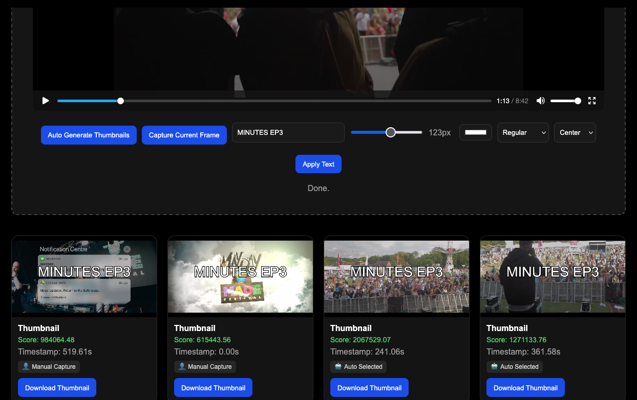 Thumbnail Generator